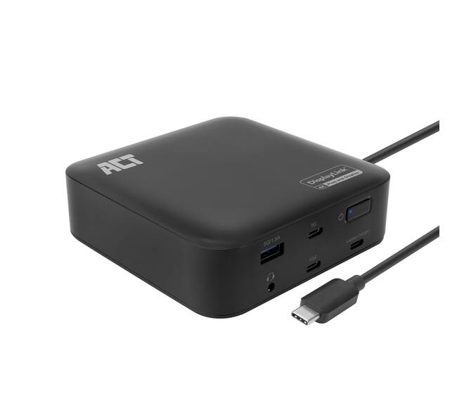 Dockingstation ACT USB-C Dual Monitor met Power Delivery