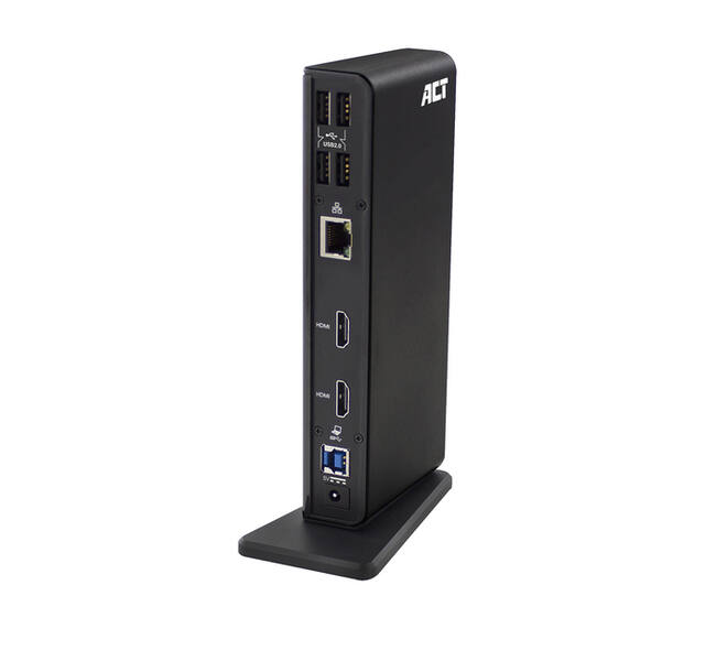 Dockingstation ACT USB-C Dual Monitor met laadpoort