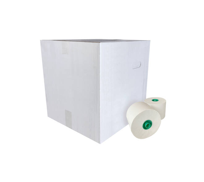 Toiletpapier systeemrol 1-laags 150m wit