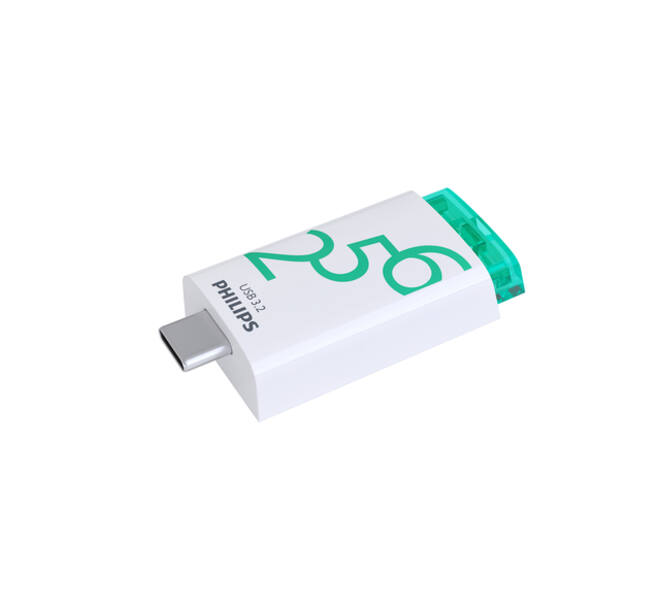 USB stick 3.2 Philips Click USB-C 256GB groen