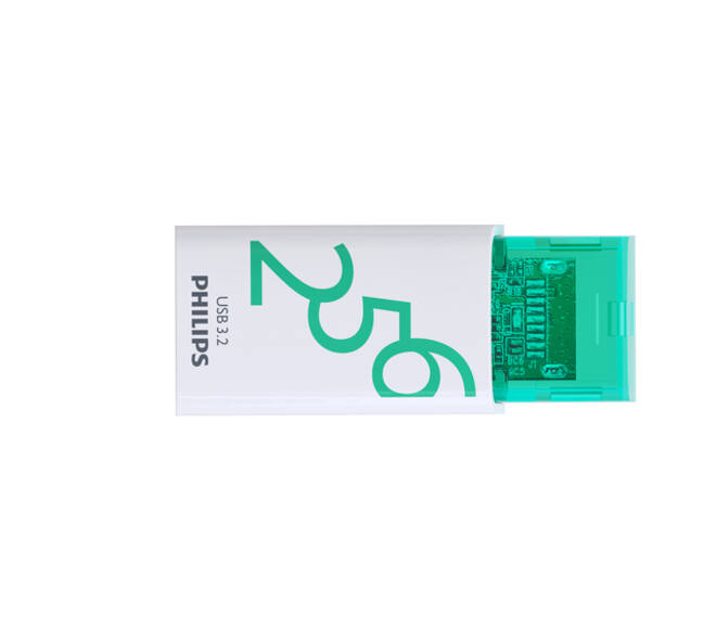USB stick 3.2 Philips Click USB-C 256GB groen