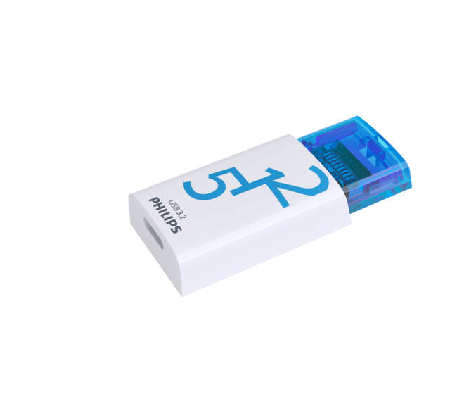 USB stick 3.2 Philips Click USB-C 512GB blauw