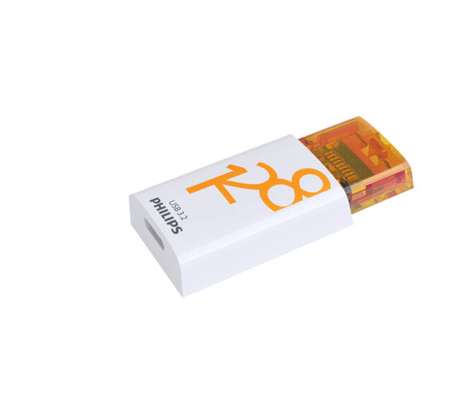 USB stick 3.2 Philips Click USB-C 128GB oranje