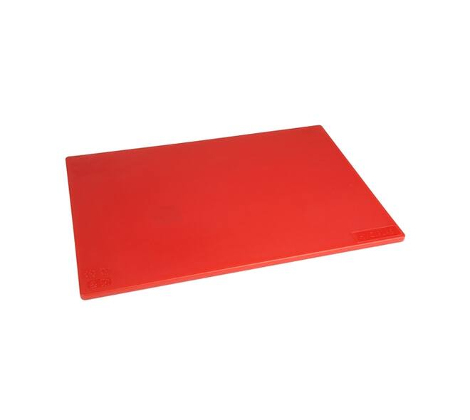 Snijplank Hygiplas LDPE 450x300x10 mm rood