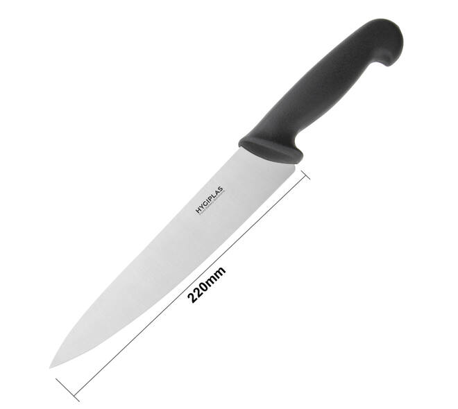 Koksmes Hygiplas 215 mm zwart