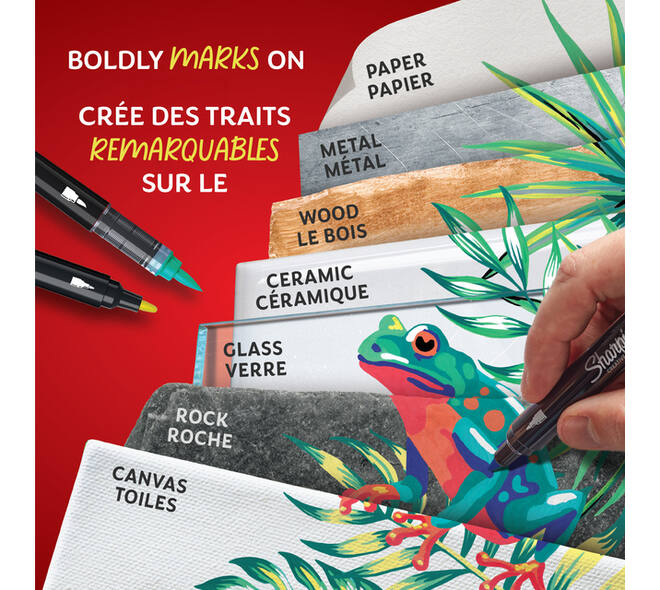 Creatieve marker Sharpie assorti 2 stuks