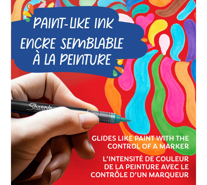 Creatieve marker Sharpie assorti blister à 5 stuks