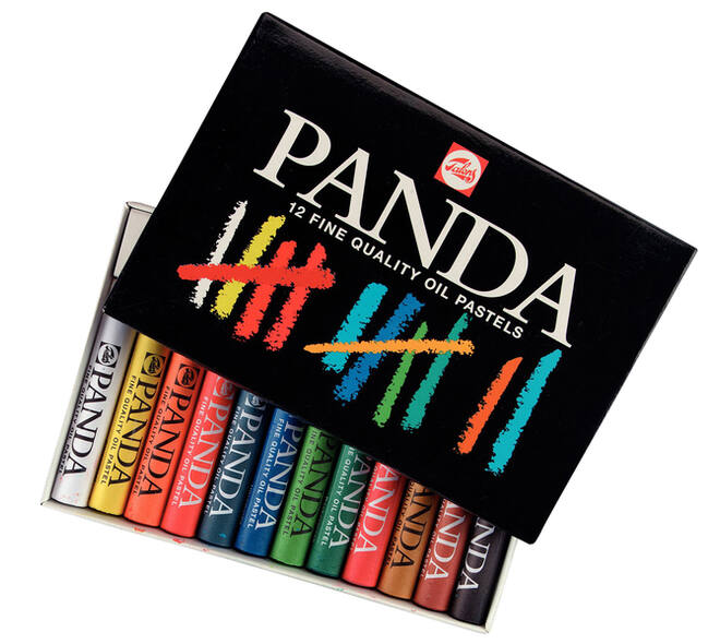 Oliepastel Talens Panda set à 12 kleuren