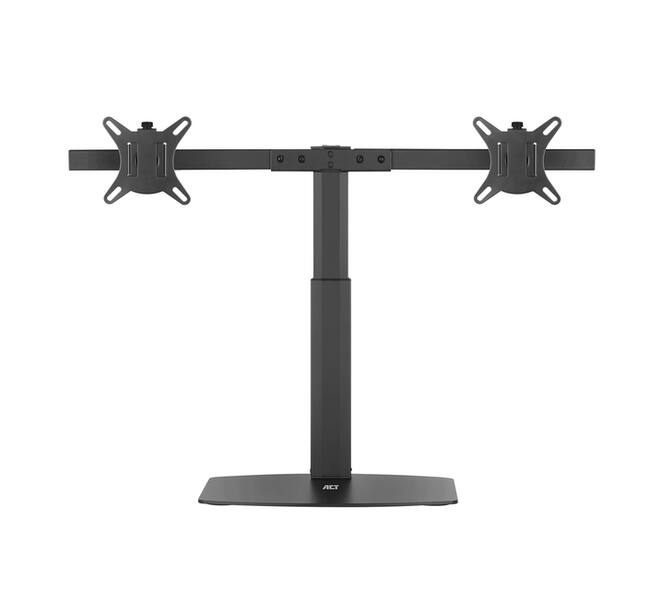Monitorarm ACT office gasveer crossbar 2 schermen