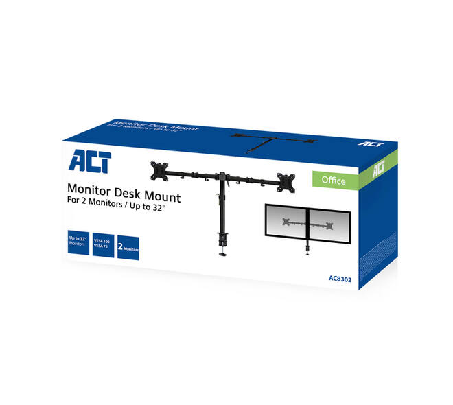 Monitorarm ACT 2 schermen