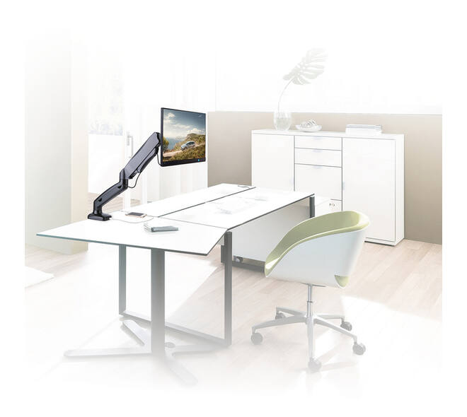 Monitorarm ACT office met gasveer 1 scherm