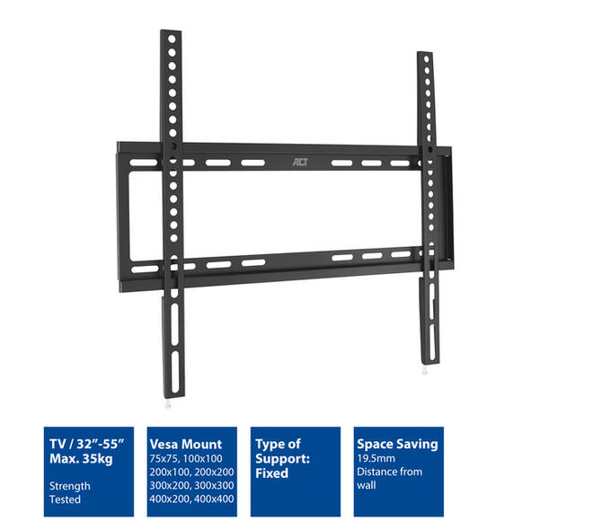 TV wandsteun ACT 32 tot 55 inch VESA