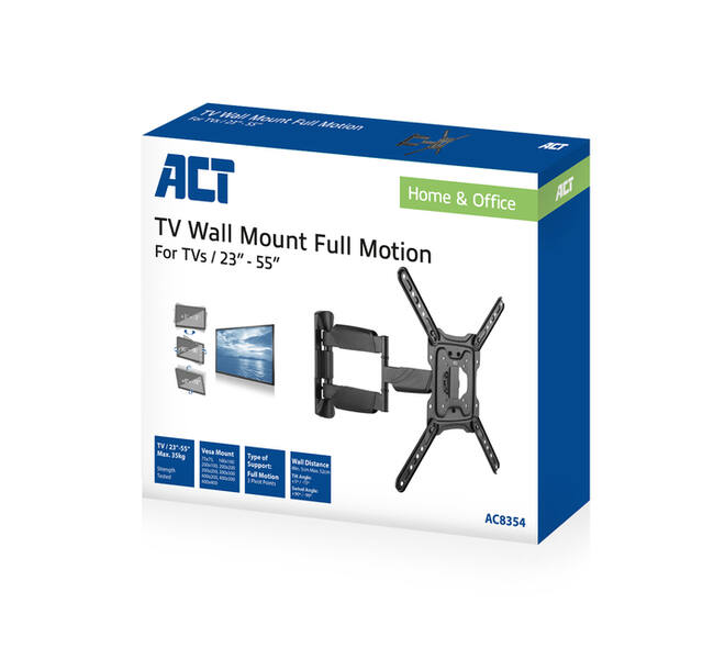 TV wandsteun ACT Full motion 23 tot 55 inch VESA