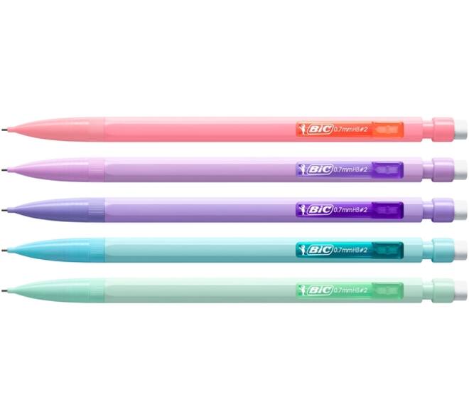 Vulpotlood Bic Matic Pastel HB 0.7mm pastel assorti