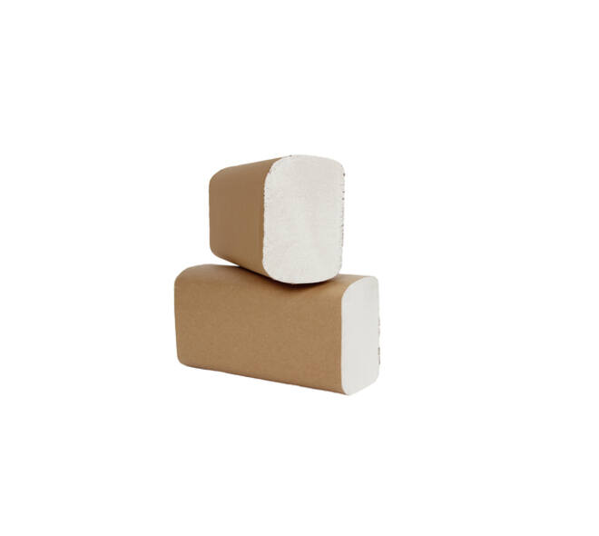 Handdoek Cleaninq H2 i-vouw 2-laags 205x240mm 25x150 vel wit