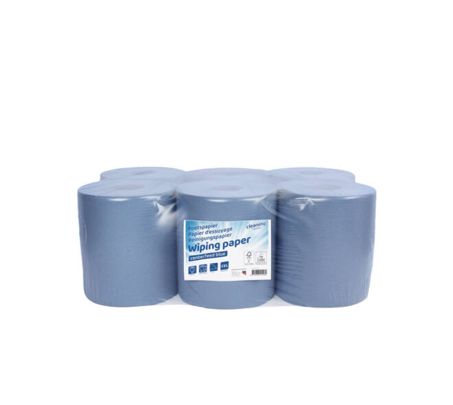 Poetspapier Cleaninq M2 1-laags 6x300m blauw