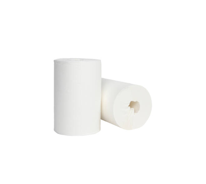 Poetspapier Cleaninq M1 1-laags 12x120m wit