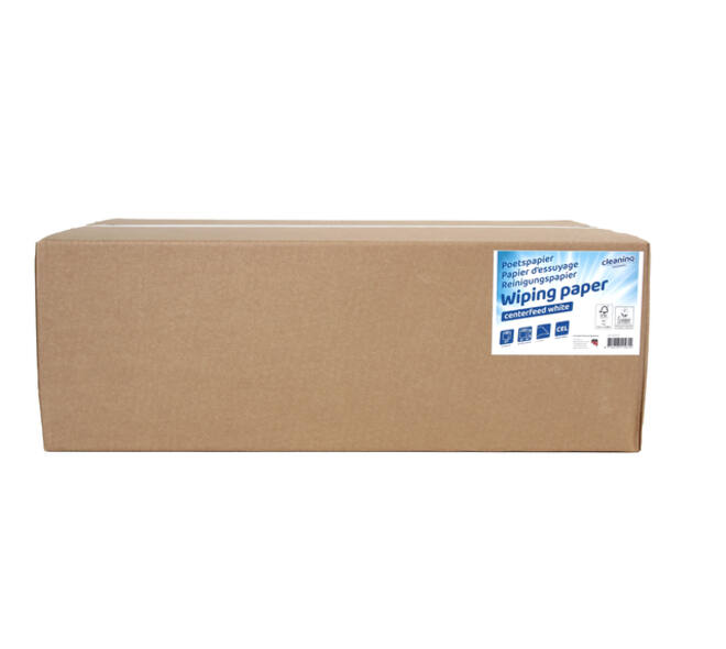 Poetspapier Cleaninq M1 1-laags 12x120m wit