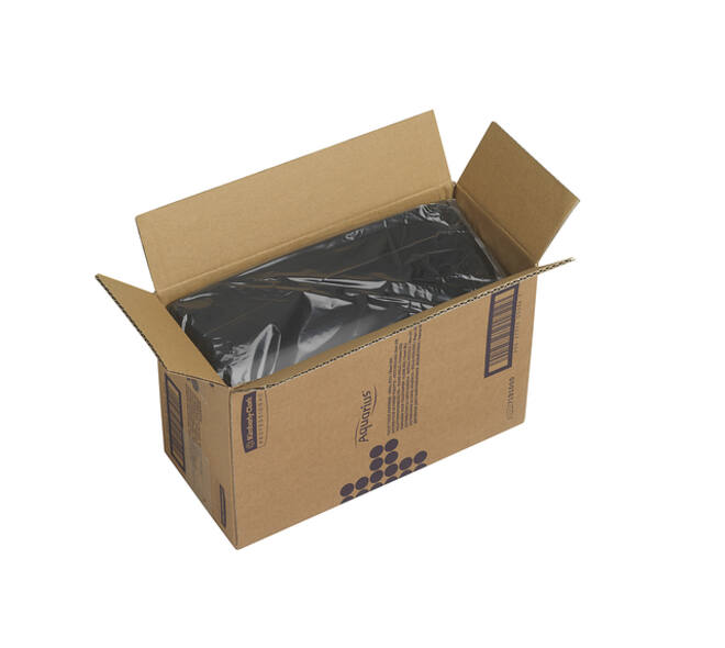 Toiletpapierdispenser Aquarius duo voor kleine rollen zwart 7191
