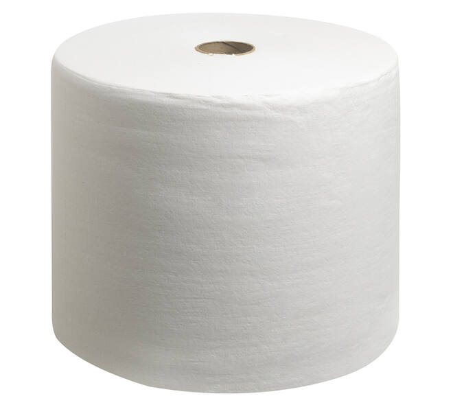Poetsrol WypAll L40 PowerClean 1-laags 315mmx232m 750 vel wit 7452