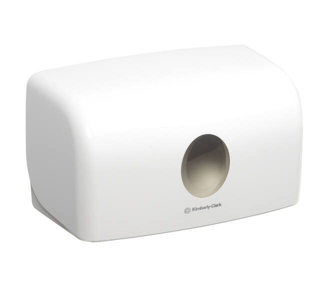 Handdoekdispenser Aquarius voor i-vouw mini wit 6956