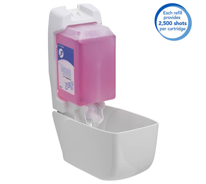 Handzeep Scott Essential foam roze 1000ml 6340