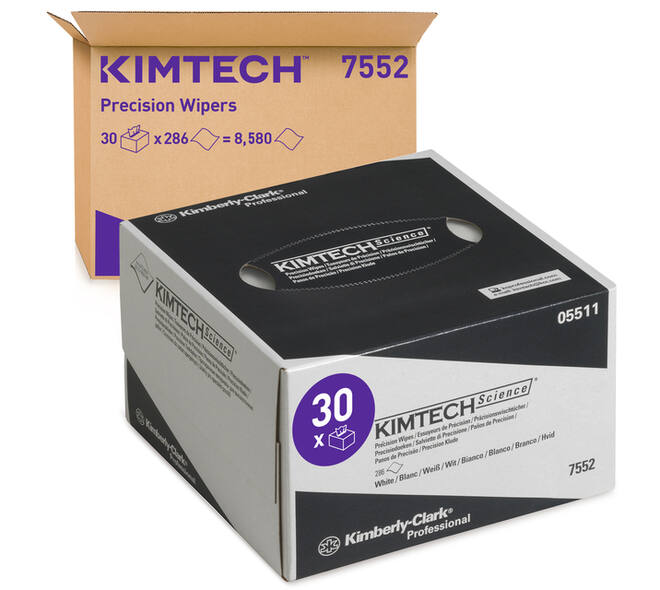Poetsdoek Kimtech Science 208x112mm 30x286vel dispenserdoos wit 7552