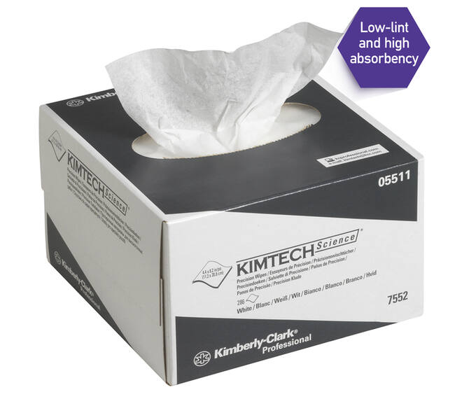 Poetsdoek Kimtech Science 208x112mm 30x286vel dispenserdoos wit 7552