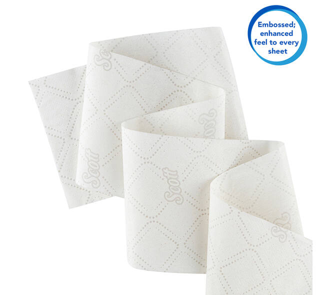 Toiletpapier Scott Essential jumbo 2-laags 200m wit 8614