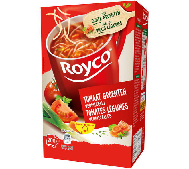 Soep Royco tomaat groenten 20 zakjes