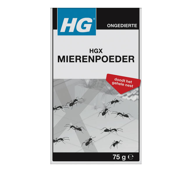 Mierenpoeder HG HGX buiten 75gram