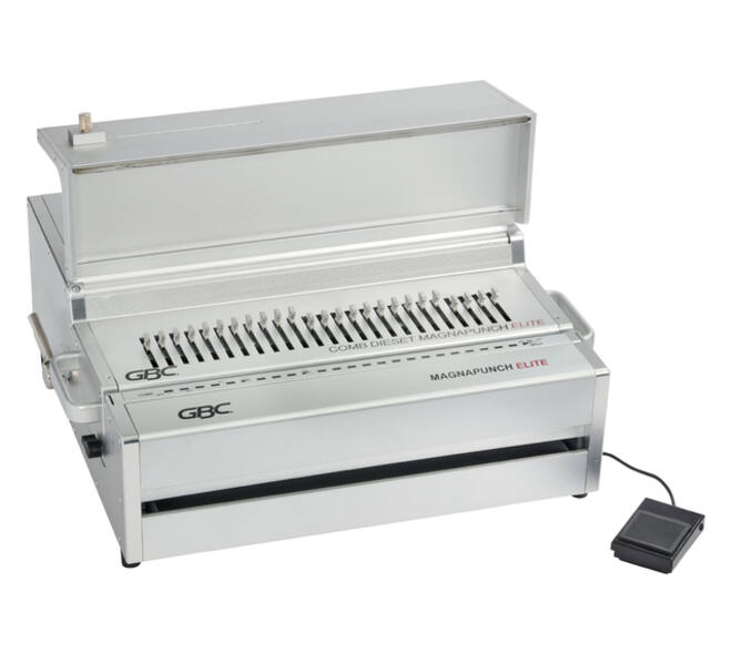 Ponsmachine GBC Multibind Magnapunch Elite + voetpedaal