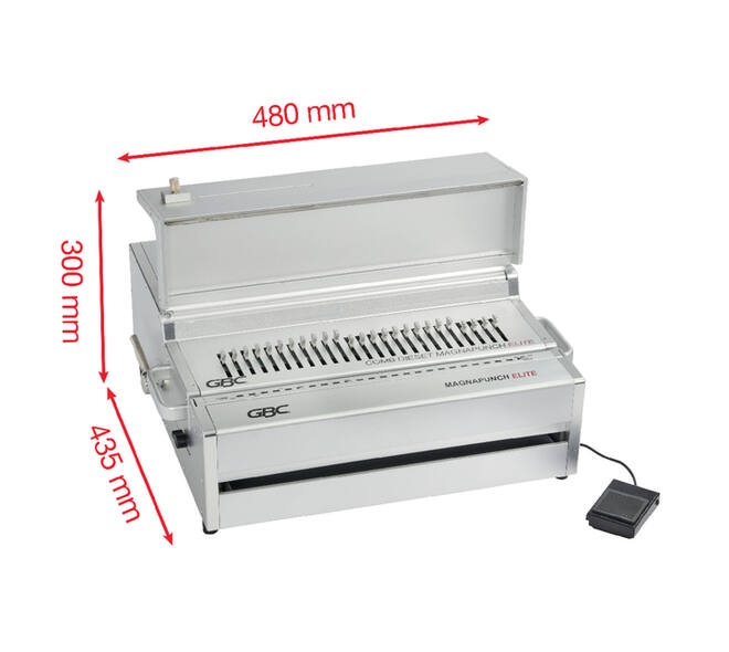 Ponsmachine GBC Multibind Magnapunch Elite + voetpedaal