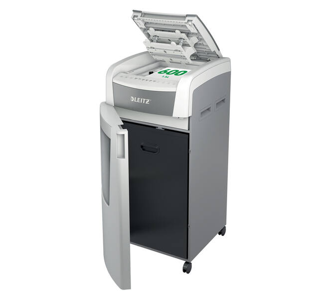 Papiervernietiger Leitz IQ Auto+ Office Pro 600 P5 snippers 2x15mm