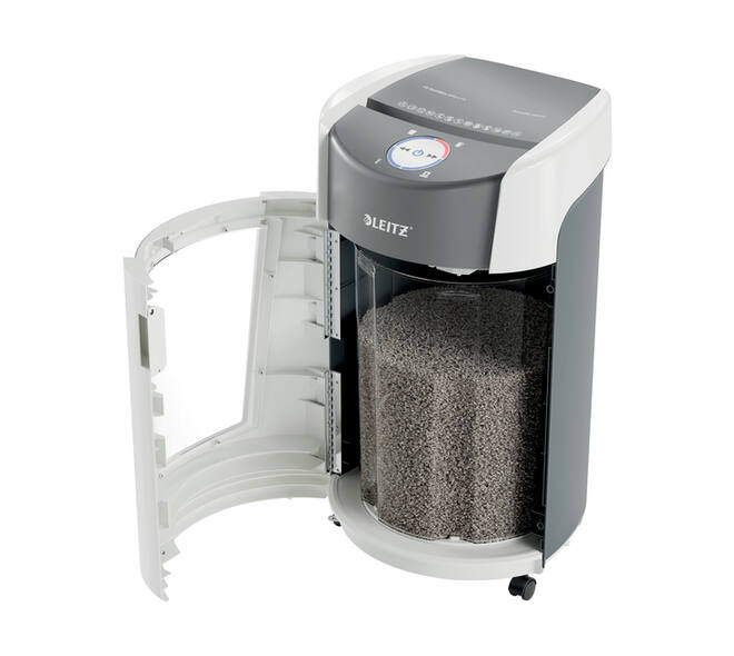 Papiervernietiger Leitz IQ OptiMax 550 Office P5 snippers 2x15mm