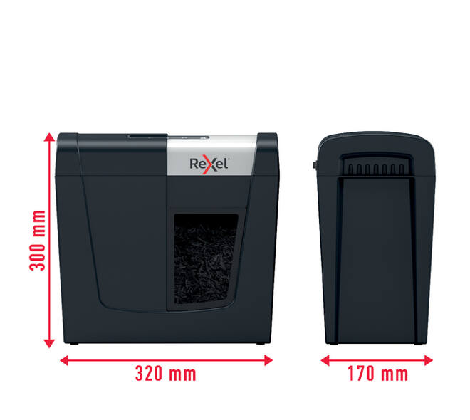 Papiervernietiger Rexel Secure MC3 P5 snippers 2x15mm