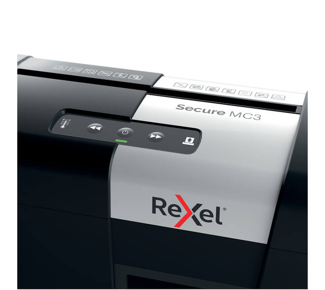 Papiervernietiger Rexel Secure MC3 P5 snippers 2x15mm