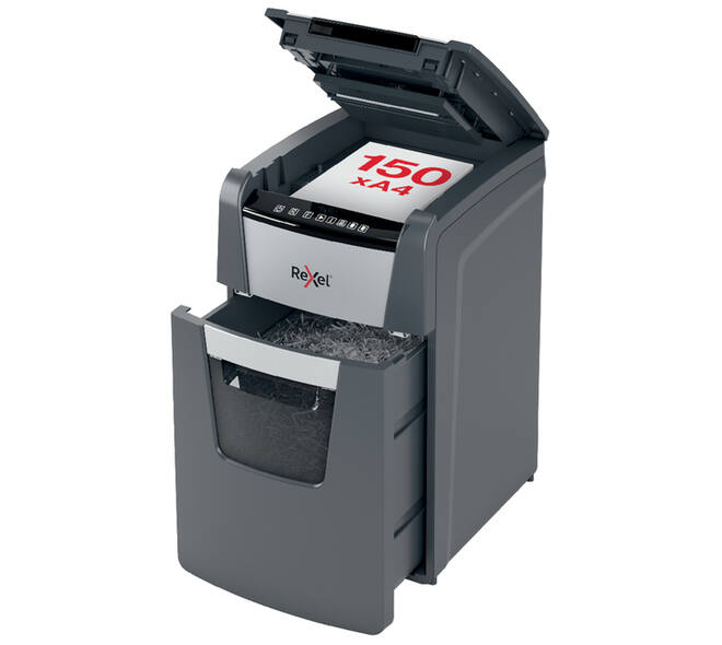 Papiervernietiger Rexel Optimum Auto+ 150M P5 snippers 2x15mm