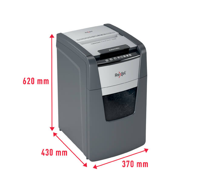 Papiervernietiger Rexel Optimum Auto+ 150M P5 snippers 2x15mm