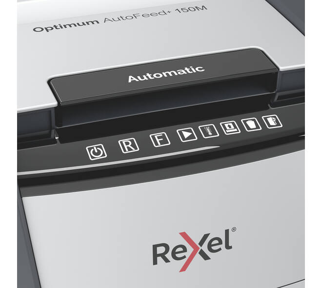 Papiervernietiger Rexel Optimum Auto+ 150M P5 snippers 2x15mm