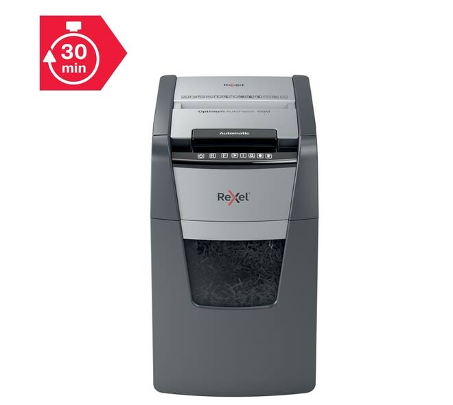 Papiervernietiger Rexel Optimum Auto+ 150M P5 snippers 2x15mm
