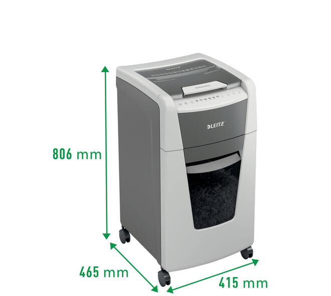 Papiervernietiger Leitz IQ Auto+ Office 300 P5 snippers 2x15mm