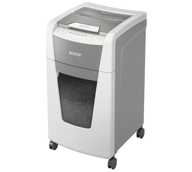 Papiervernietiger Leitz IQ Auto+ Office 300 P5 snippers 2x15mm