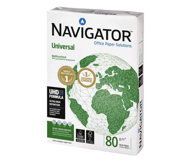 Kopieerpapier Navigator Universal A4 80gr wit 400 vel