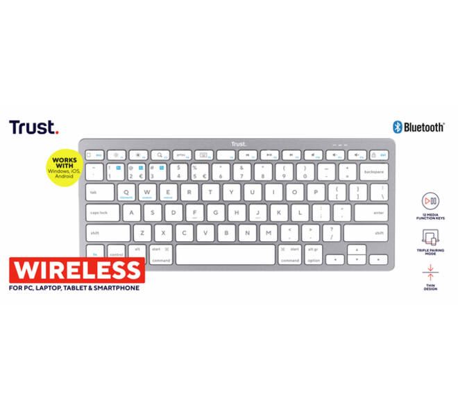 Toetsenbord Trust Basics bluetooth QWERTY