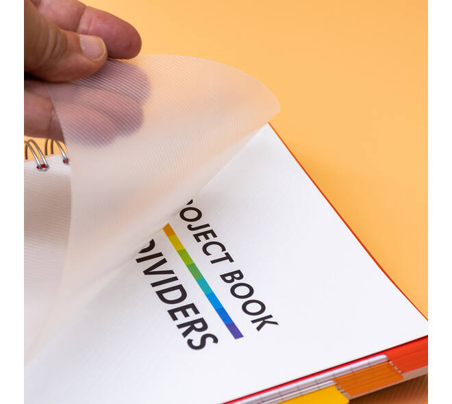 Projectboek Pukka Pad White B5 lijn 10-tabs 400 pagina's 80gr