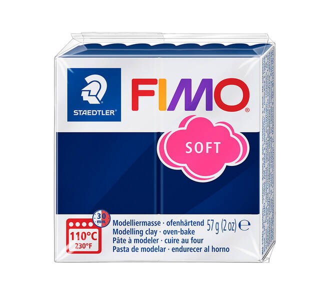 Boetseerklei Fimo soft 57 gram windsorblauw
