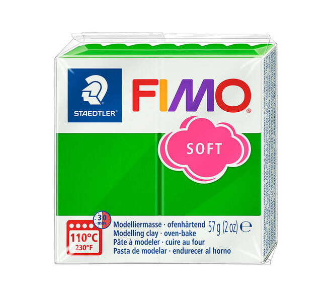 Boetseerklei Fimo soft 57 gram tropisch groen
