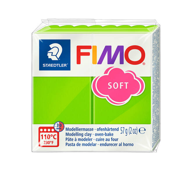 Boetseerklei Fimo soft 57 gram appelgroen