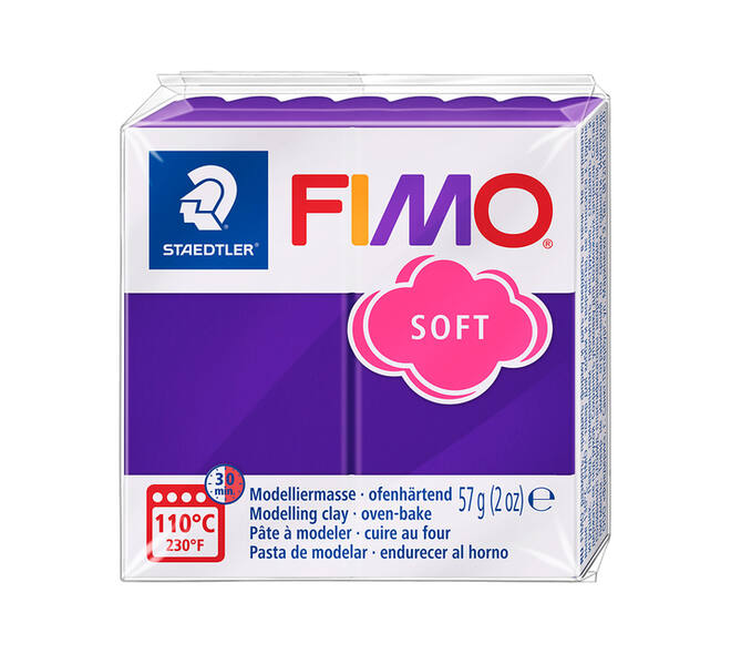 Boetseerklei Fimo soft 57 gram pruim